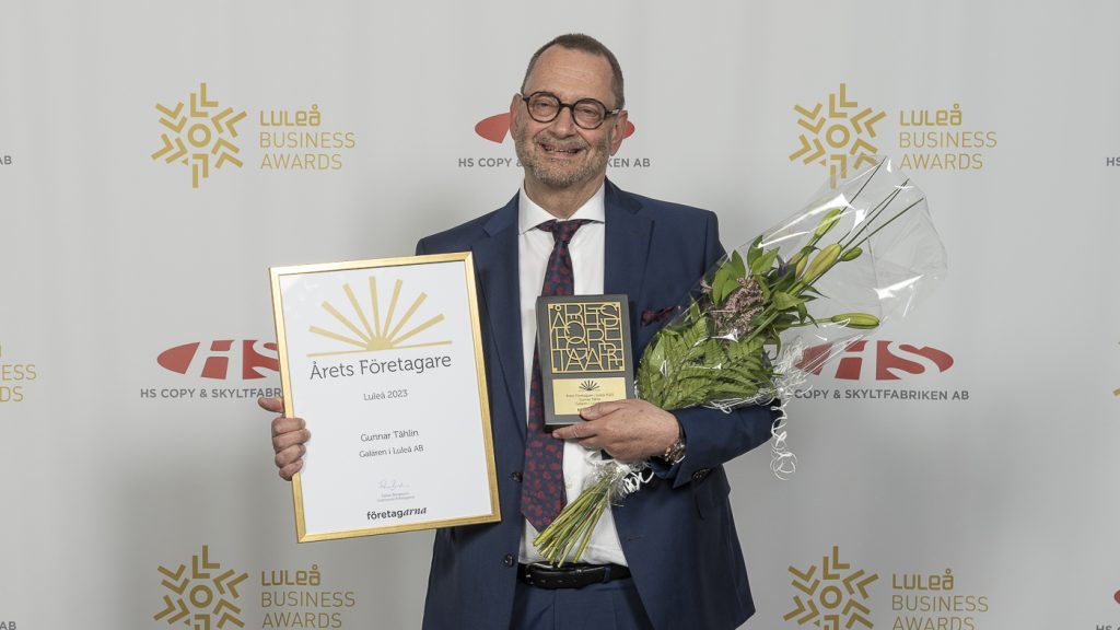 Gunnar Tåhlin blev Årets Företagare
