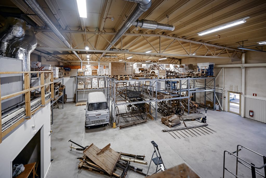 Norrbottens museum flyttar in i nytt föremålsmagasin
