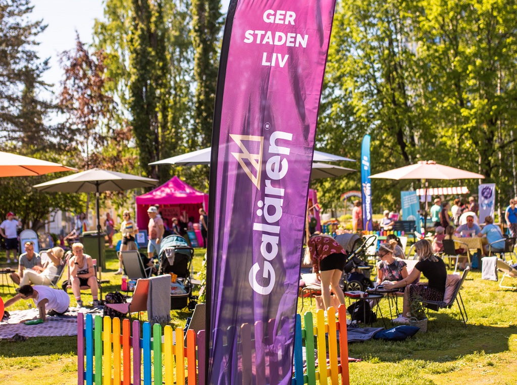 Lulea pride i stadsparken lulea