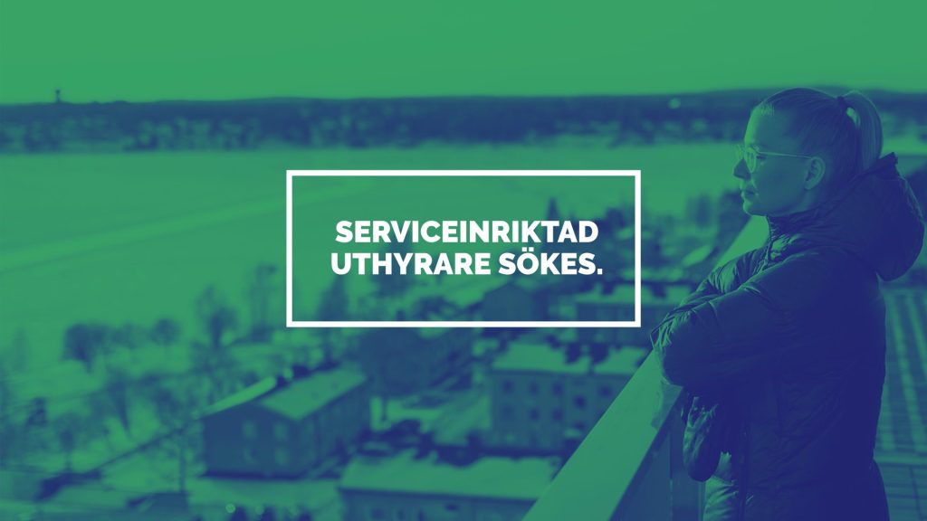 Serviceinriktad uthyrare sökes