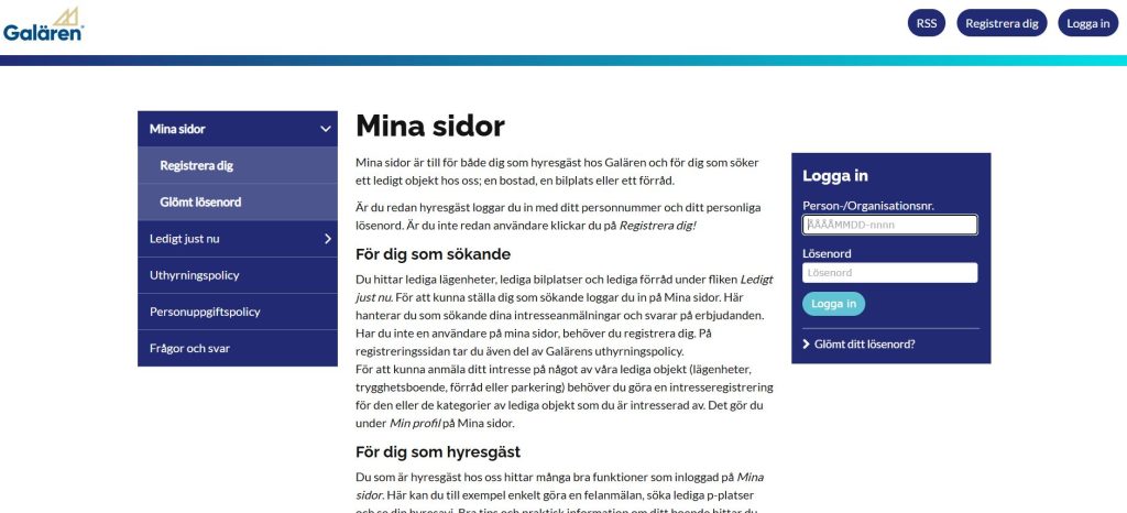 Mina sidor på stängt för underhåll den 10-11 mars